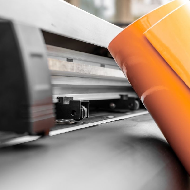 Plotter cutting